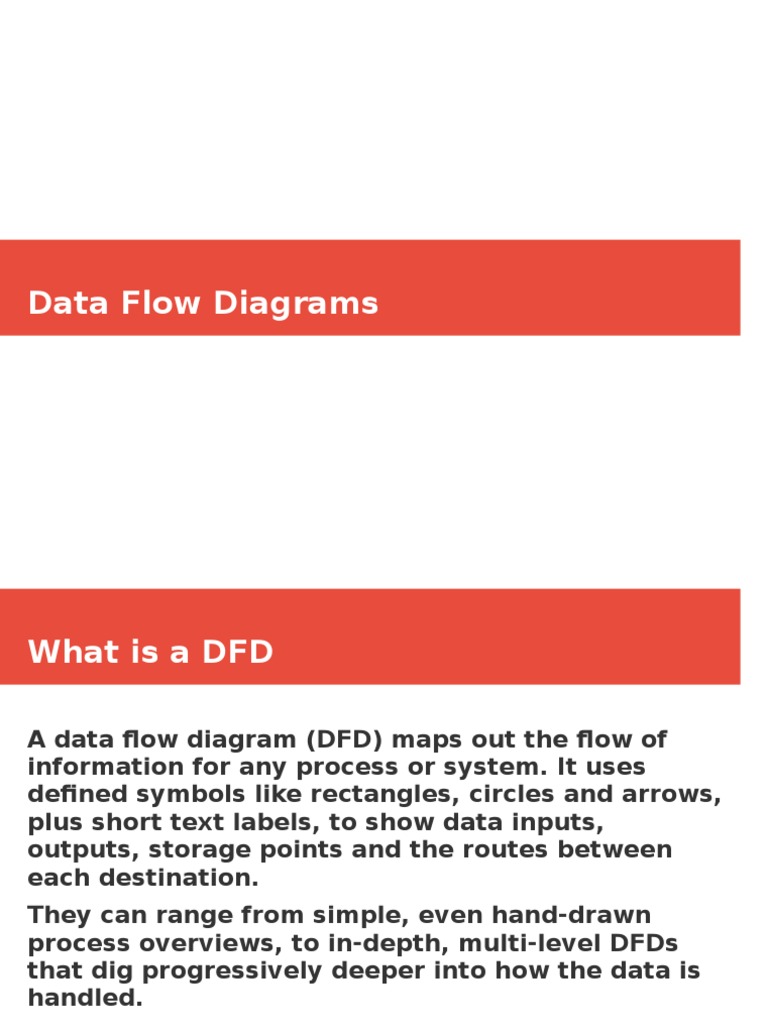 Understanding Data Flow Diagrams (DFD) | PDF | Computers