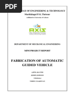 Fabrication of Automatic Guided Vehicle: Axis College of Engineering & Technology Murikkingal P.O, Thrissur