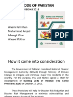 Building Code of Pakistan: - Presented by