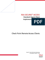 Check Point Remote Access RSA SecurID Access Client