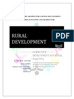 Community Development and Rural Planning