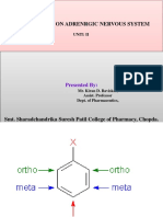 Drugs Acting On Adrenrgic Nervous System: Presented by