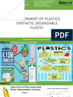 Development of Plastics: Synthetic Degradable Plastic: Navigating New Horizons of Sustainability