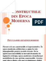 Constructiile Din Epoca Moderna