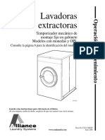 Lavadoras Extractoras: Temporizador Mecánico de Montaje Fijo en Gabinete Modelos Con Monedas y OPL