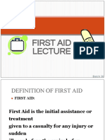 First Aid