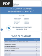 " "A Study On Workers Engagement Activities ": Indu Management Institute Vadodara