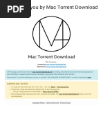 Brought To You by Mac Torrent Download: Important Notes