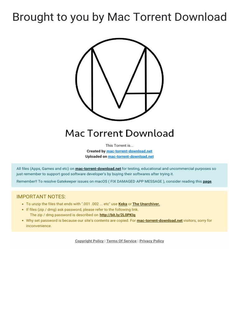 Mac torrent net