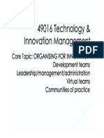 Technology Innovation Management