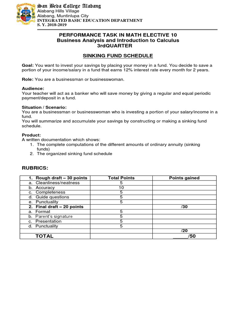 Format PT 1 Third Quarter Repaired | PDF | Interest | Personal Finance