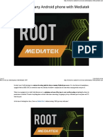How To Root Any Android Phone With Mediatek CPU PDF