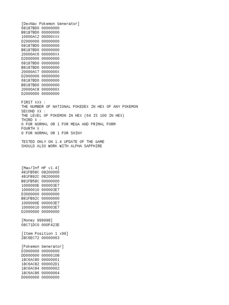 Omega Ruby Cheats PDF Video Game Design Series Of Children's Books