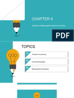 Cognitive and Metacognitive Factors in Learning