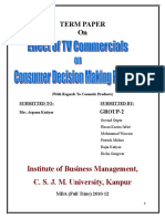 Term Paper On: Institute of Business Management, C. S. J. M. University, Kanpur