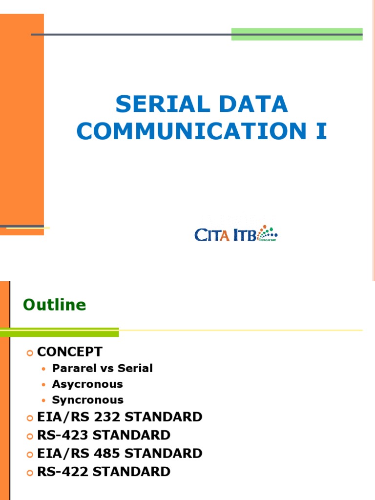 Serial Data Communication | PDF | Data Transmission | Media Technology
