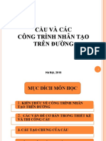 Chương 1 Cầu và công trình nhân tạo trên đường