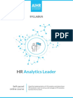 Syllabus HR Analytics Leader 2019 AIHR Academy PDF