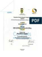 Certificado de Aislamiento Termico PDF