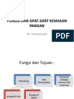 Fungsi Dan Sifat-Sifat Kemasan