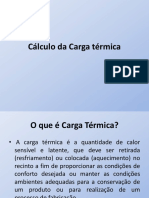 Cálculo Da Carga Térmica