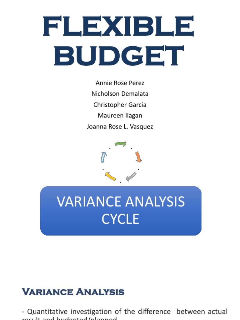 Flexible Budget and Variance Analysis Guide | PDF | Labour Economics ...