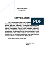 Certification Sample