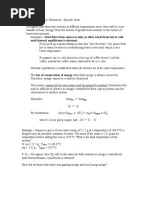 Until Thermal Equilibrium Is Obtained.: Loss Gain