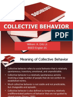 Collective Behavior: Wilhem A. Ortiz Jr. BSED English 2C