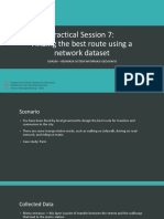 Practical Session 7: Finding The Best Route Using A Network Dataset