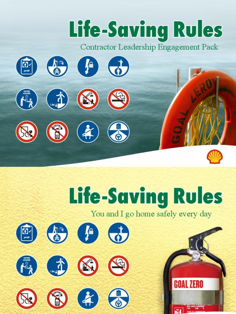 Shell Life-Saving Rules Overview | PDF