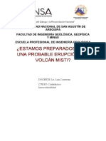 Estamos preparados para una probable erupción del volcán Misti ..docx