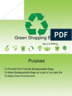 Green Shopping Bags: Say No To Pollution