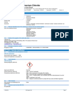 Ammonium Chloride: Safety Data Sheet