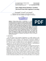 Analysis of Junior High School Students' Problem-Solving Ability Reviewed From Self-Regulated Learning