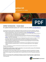 Australia - Mango Information Kit (1999)