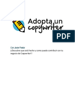 Adopta Un Copywriter Con Javier Pastor