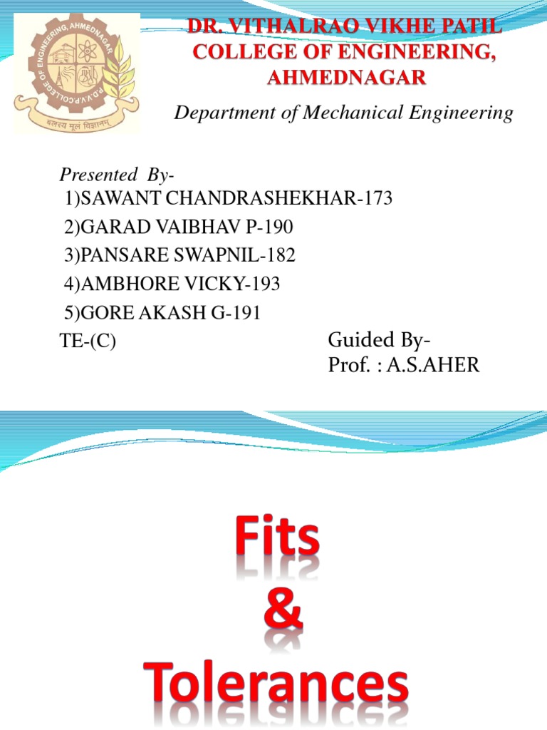 Understanding Fits in Mechanical Engineering | PDF | Engineering ...