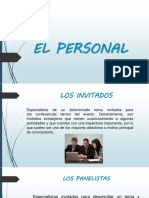 4. El Personal y La Agenda