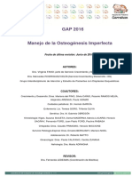GAP2016 Manejo Osteogenesis Imperfecta