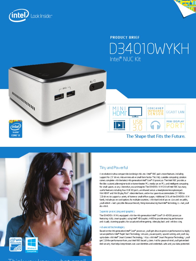 Intel D34010WYKH Specifications PDF | PDF | Intel | Solid State Drive
