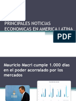Principales Noticias Economicas en America Latina