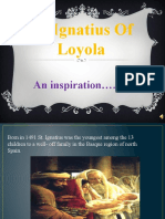 St. Ignatius of Loyola: An Inspiration .