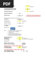 10 4 Ffab: Calculate Here If The Primary Input Current Is Unknown. Select Primary Wire Gauge For 200A/Sq - CM PG 336