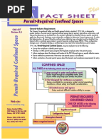 OSHA Fact Sheet On Confined Space Procedures