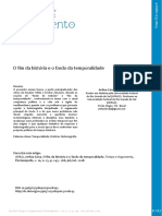 ÁVILA, Arthur Lima De. O Fim Da História e o Fardo Da Temporalidade PDF