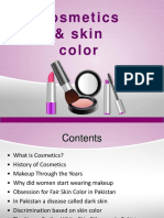 Presentation of Cosmetics