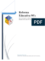 Reforma Educativa de Los 90's en México