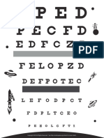 6 Meter Eye Chart Letter Size PDF