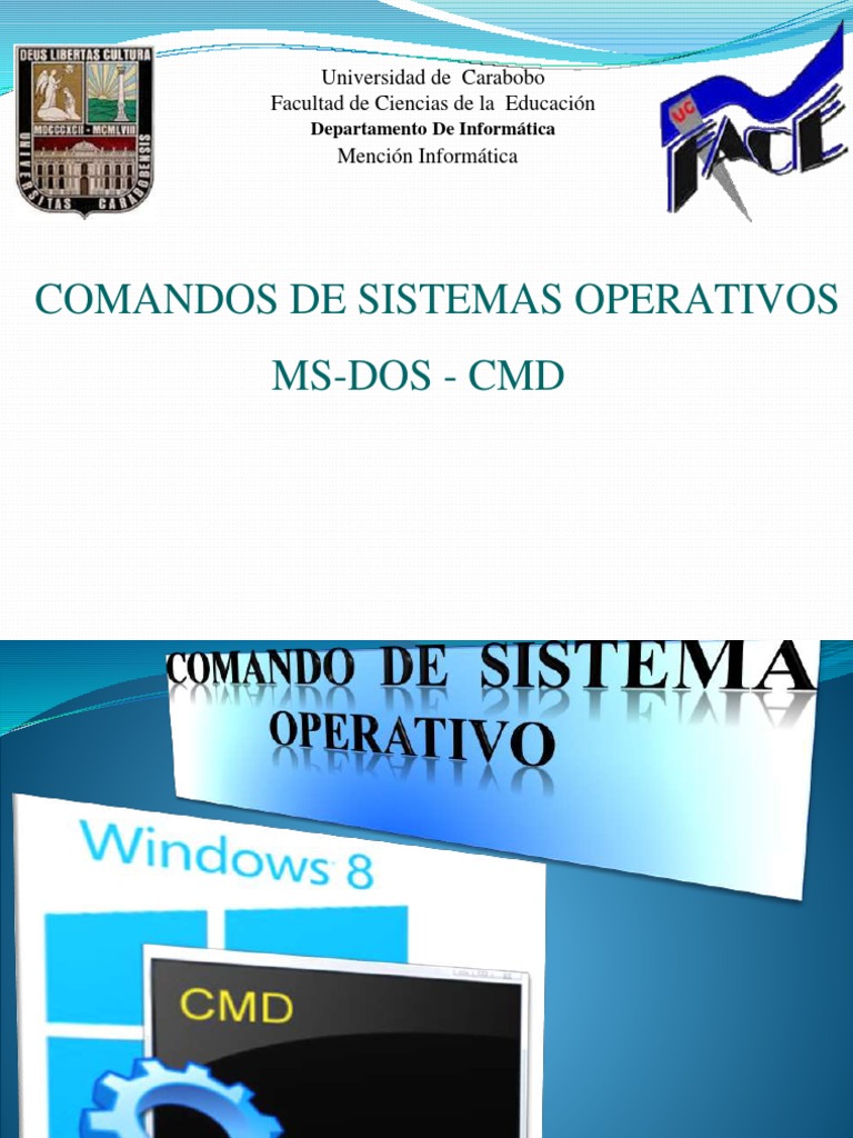 Comandos Básicos de MS-DOS y CMD | PDF | Archivo de computadora ...